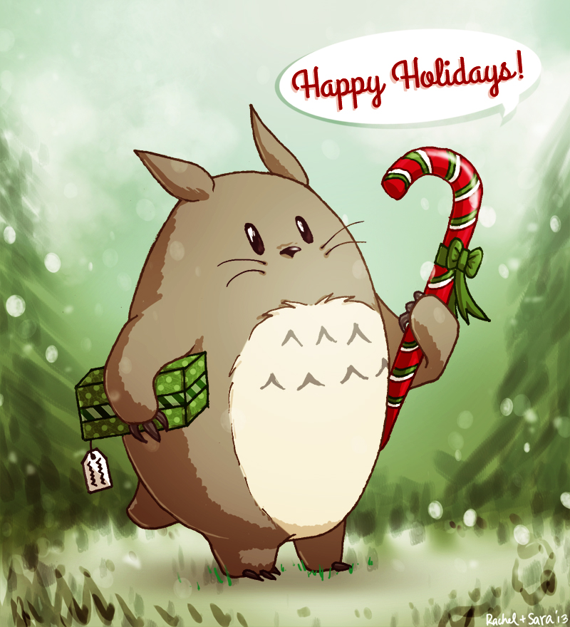 Happy Holidays with Totoro