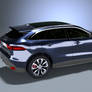 Car 3D model (Jaguar F-PACE) done in Blender