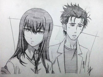 Okabe Rintarou x Makise Kurisu