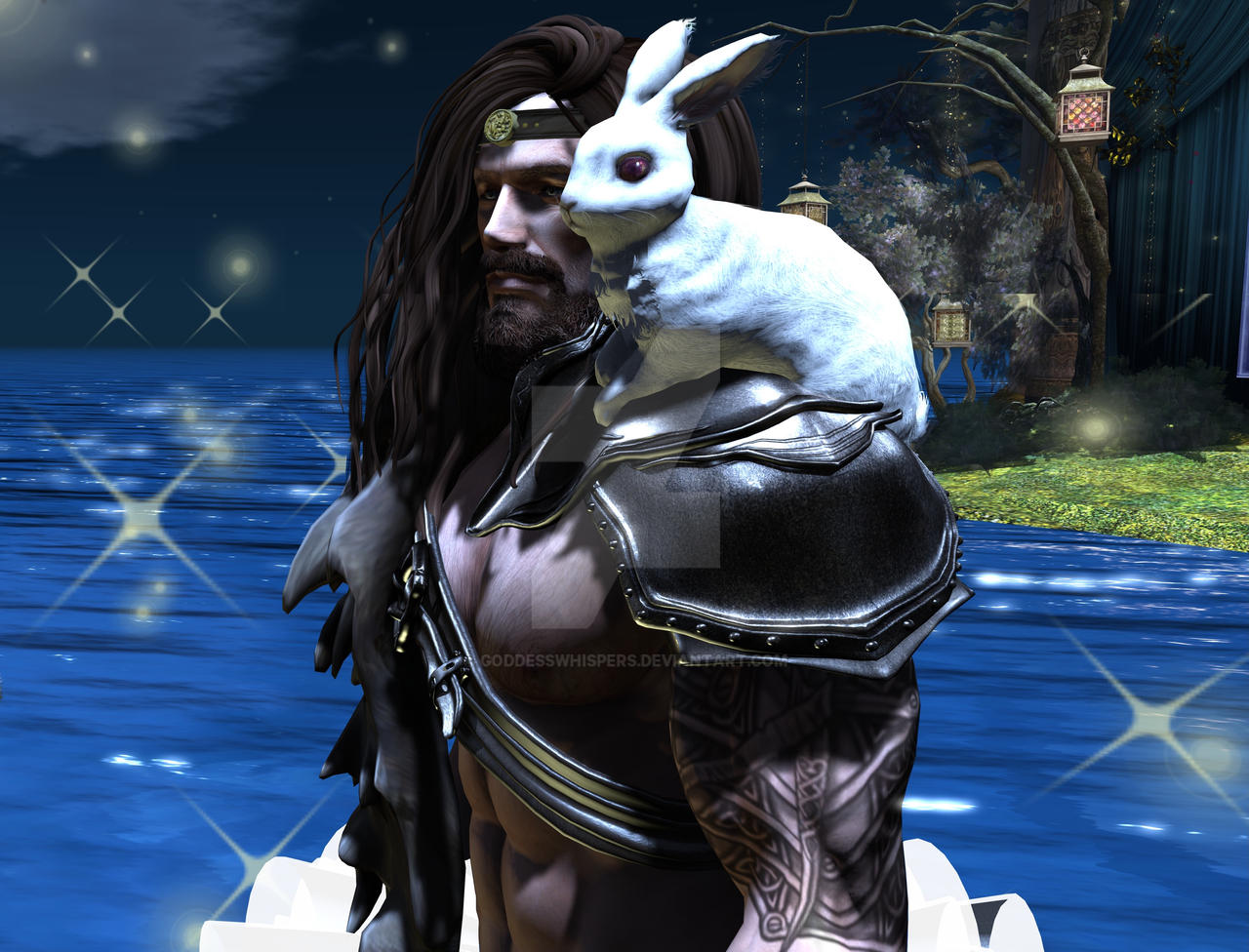 Warrior and Rabbit by GoddessWhispers on DeviantArt