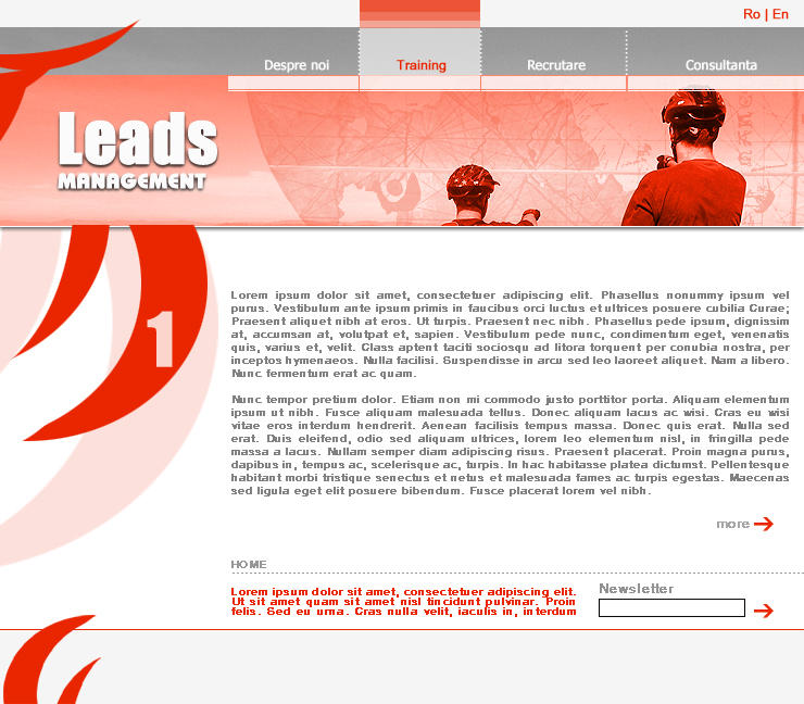 web layout by methodine on DeviantArt