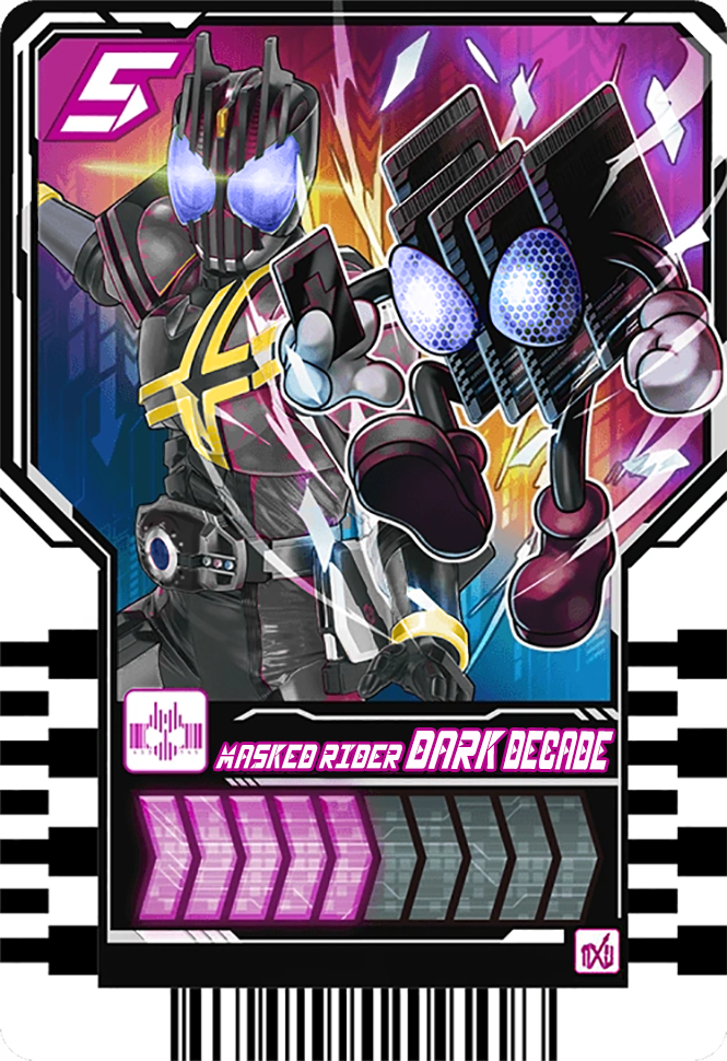 Masked Rider Zen Kamen Rider Dark Decade Ride Chemy Card by Zen45609 on DeviantArt