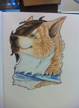 Con Badge Example (Head shot)