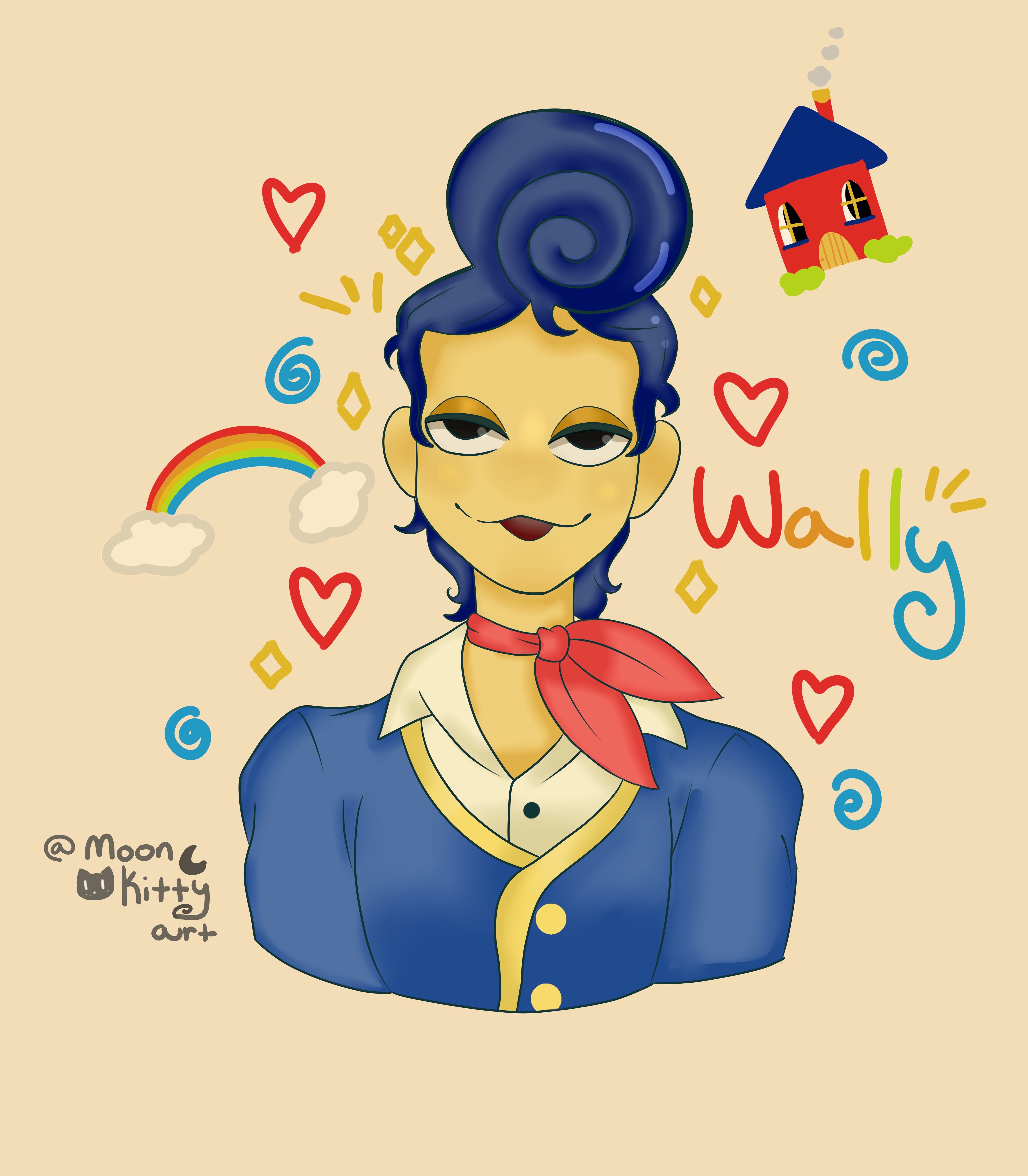 Wally Darling Fanart By Moon Kitty Art On DeviantArt Wally Darling Fanart By Moon Kitty Art On Deviantart