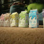 colorful milk.