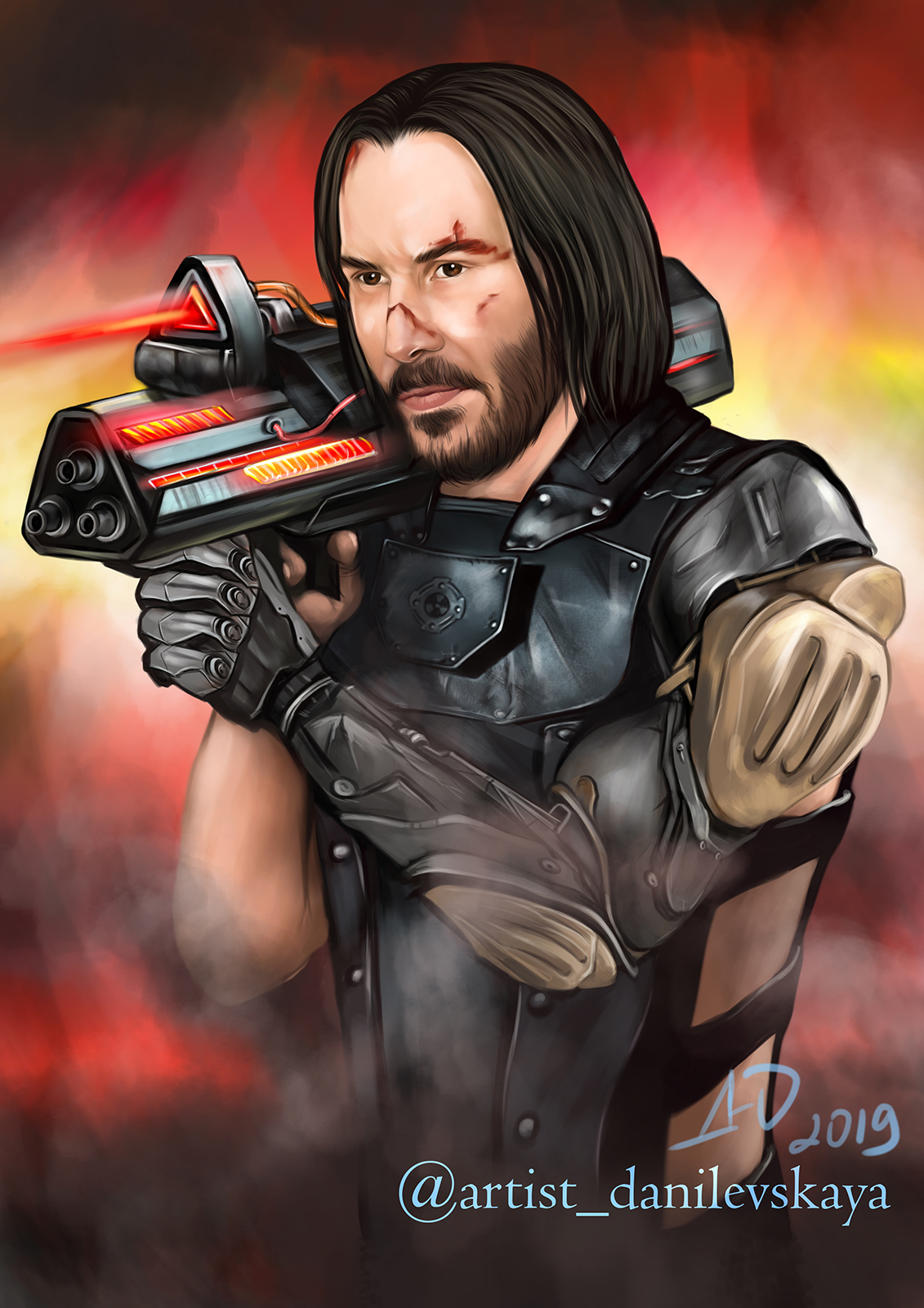 Keanu Reeves by LadyDgamer on DeviantArt