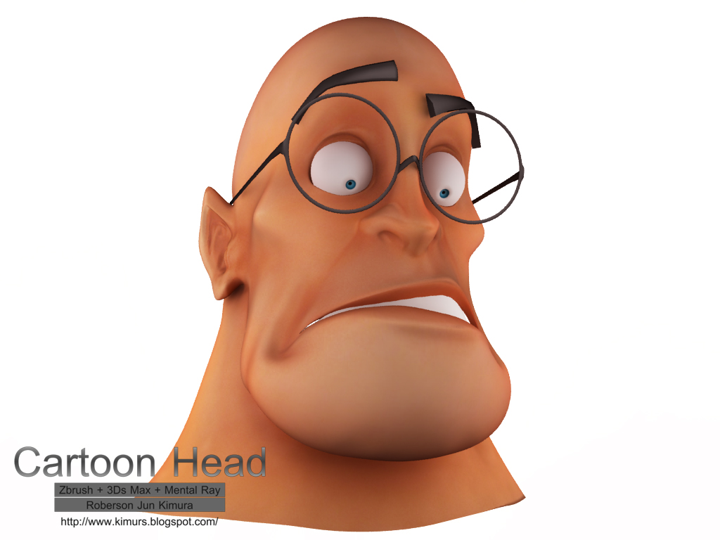 Cartoon Head WIP