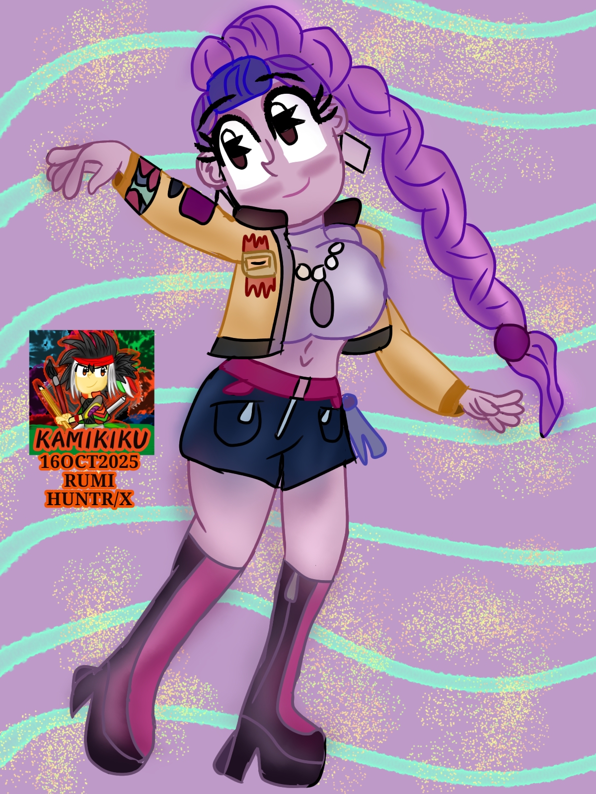 Huntrixm Rumi Rumi Huntrix 16oct2025 by KamikikuSan on DeviantArt