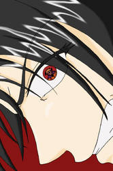 Sasuke extreme closeup