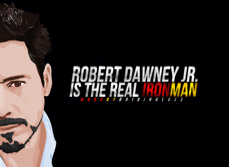 RDJ IS THE REAL IRON MAN