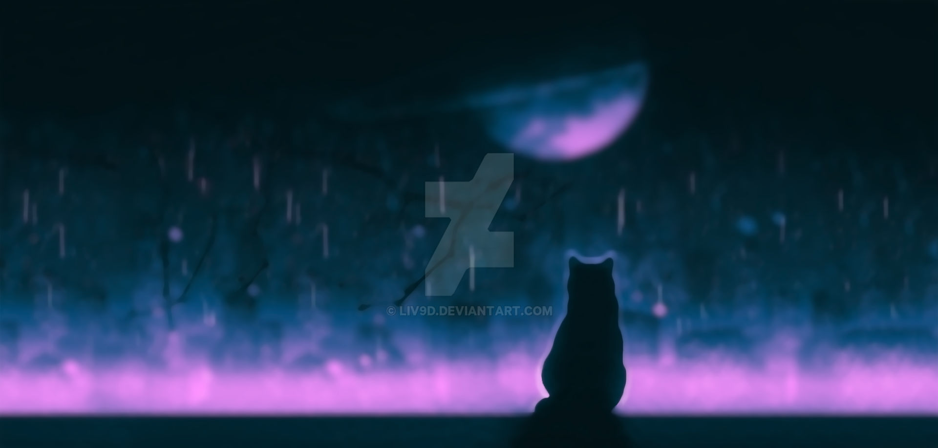 a blue night. by LIv9d on DeviantArt