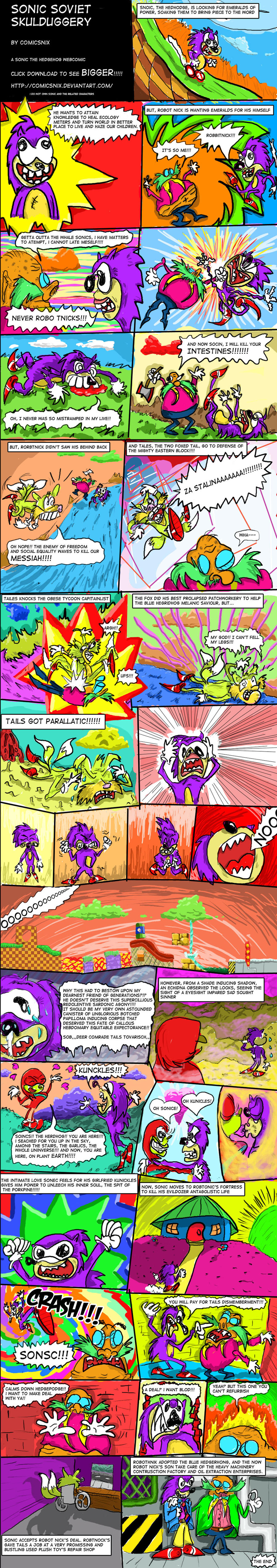 Sonic Soviet Skulduggery by ComicsNix