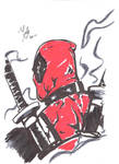 Some quick Deadpool by U-lock-ON