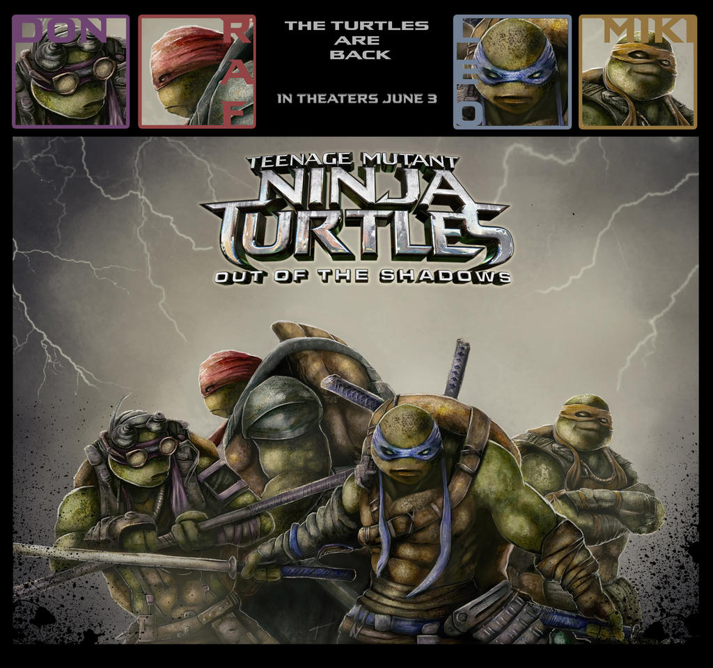 Ninja Turtles:Out of shadows_Fanart