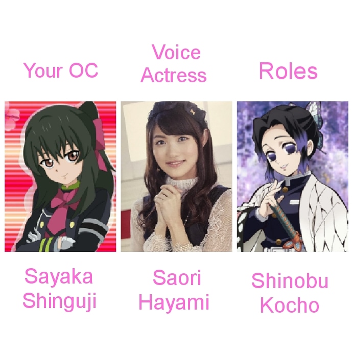 +Sayaka Shinguji Japanese Voice Actor+ by SayakaIzayoi on DeviantArt