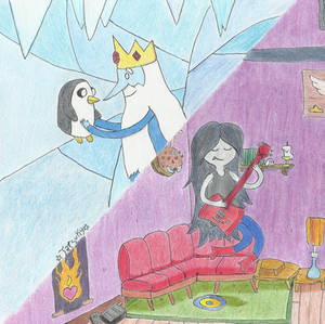 Gunter+Ice King+Marceline