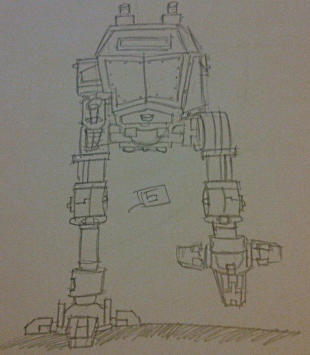Warhammer 40K Sentinel by gotngb on DeviantArt