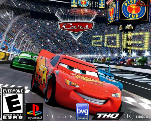 Disney's Cars Race o Rama - Sony Playstation 2 PS2 - Editorial use