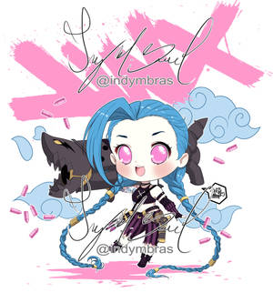 Jinx Arcane Chibi - Store Sample