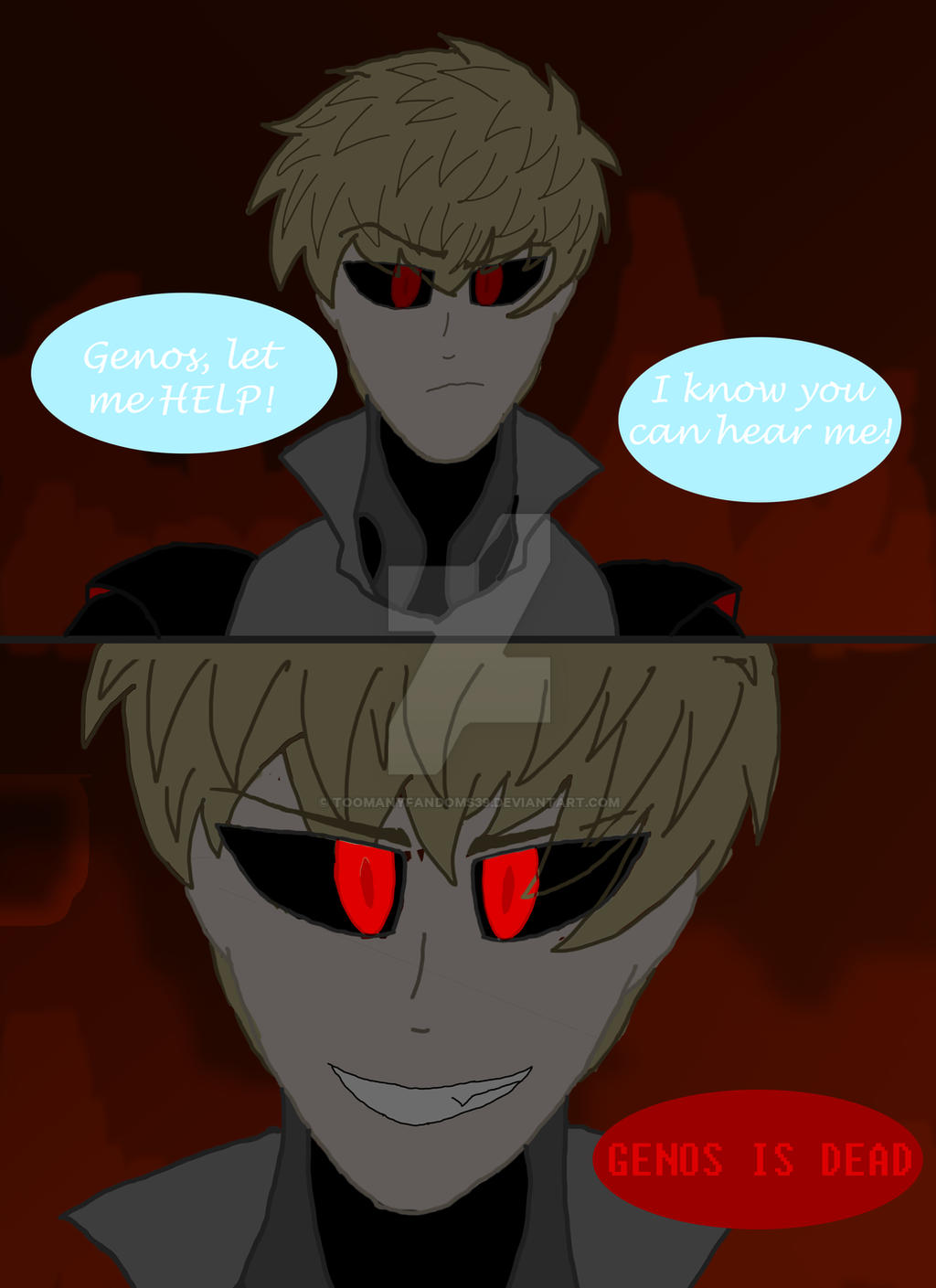Genos Is Dead by toomanyfandoms39 on DeviantArt