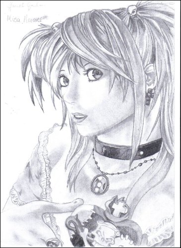 Deathnote, Misa Amane Fan Art.