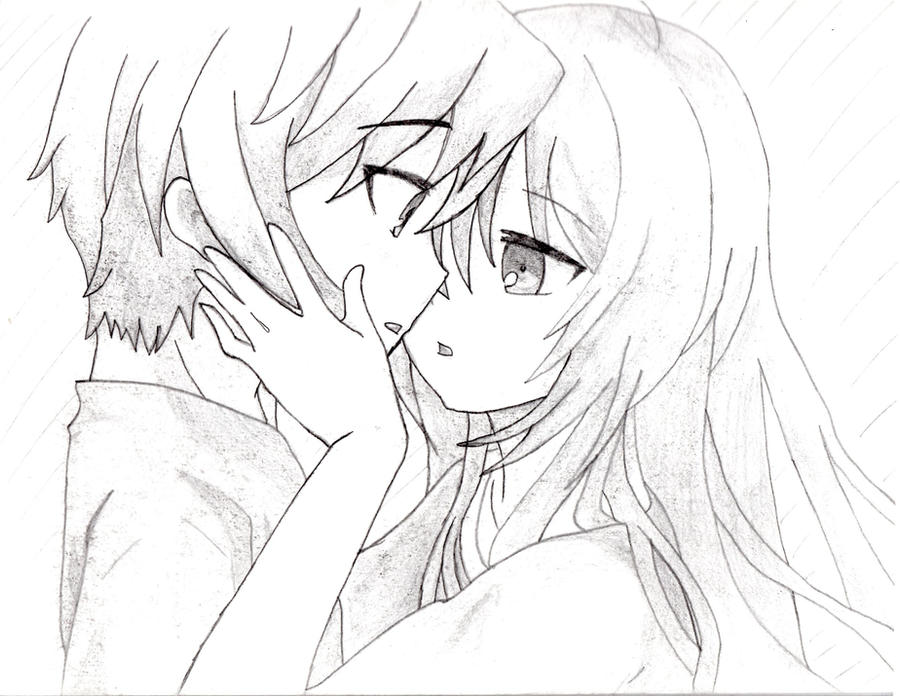 Anime Couple Sketch by thejungleboy on DeviantArt