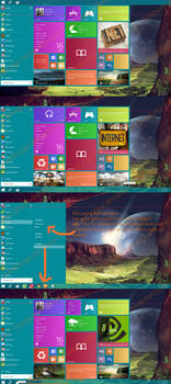 In Progress  Windows 10 menu  for XP,Vista,7 n 8.1