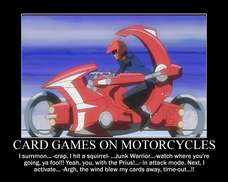 Cardgames on Motorcycles