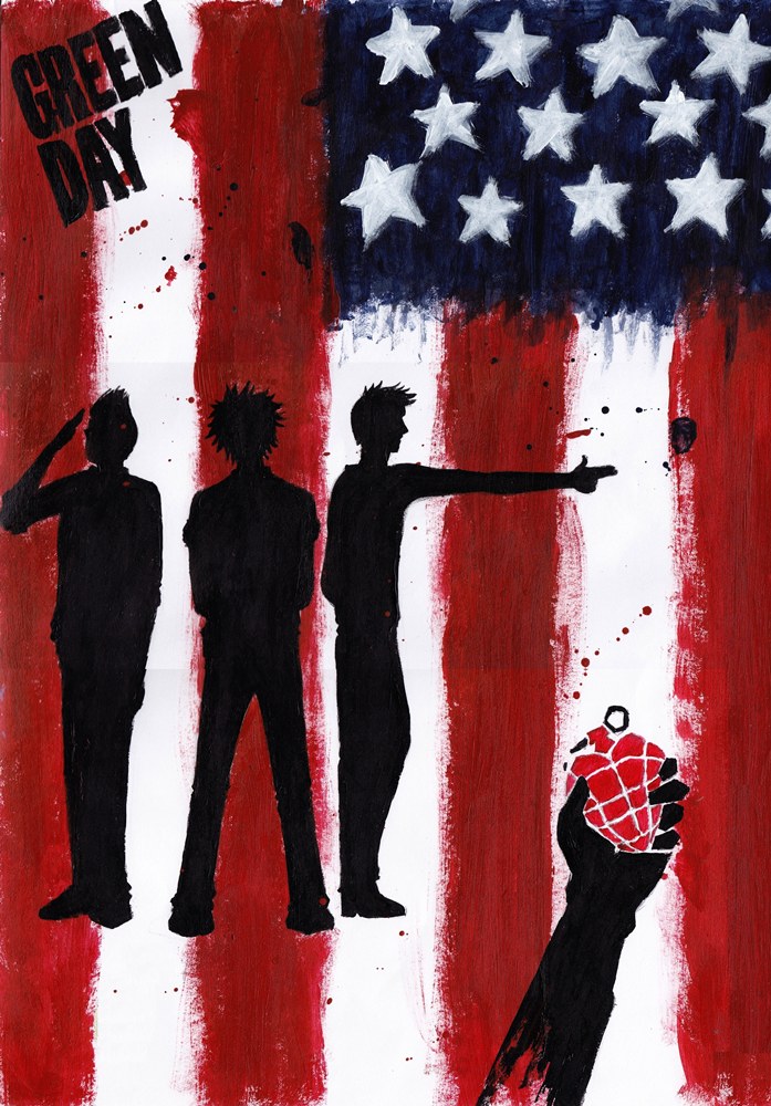 American Idiot painting wallpaper by punkeduppirate on DeviantArt American Idiot painting wallpaper by punkeduppirate on DeviantArt
