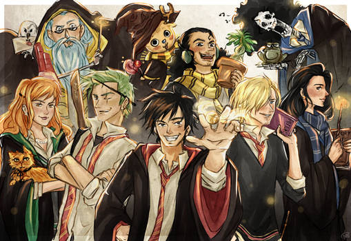 Strawhat Pirates [Harry Potter AU]