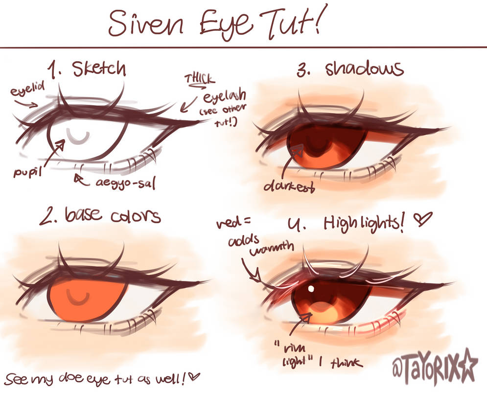 Siren Eye Tutorial ! by tayorix on DeviantArt