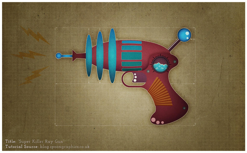 Ray Gun illustration by crunklen on DeviantArt