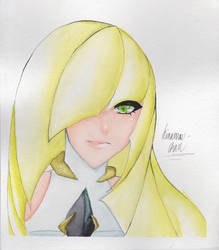 Lusamine from pokemon sun and moon