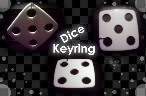Dice of 5 - Keyring