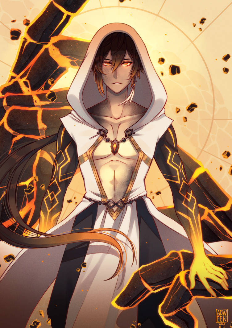Zhongli Archon by Adweenart on DeviantArt