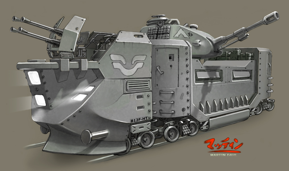 Armored train by kordal