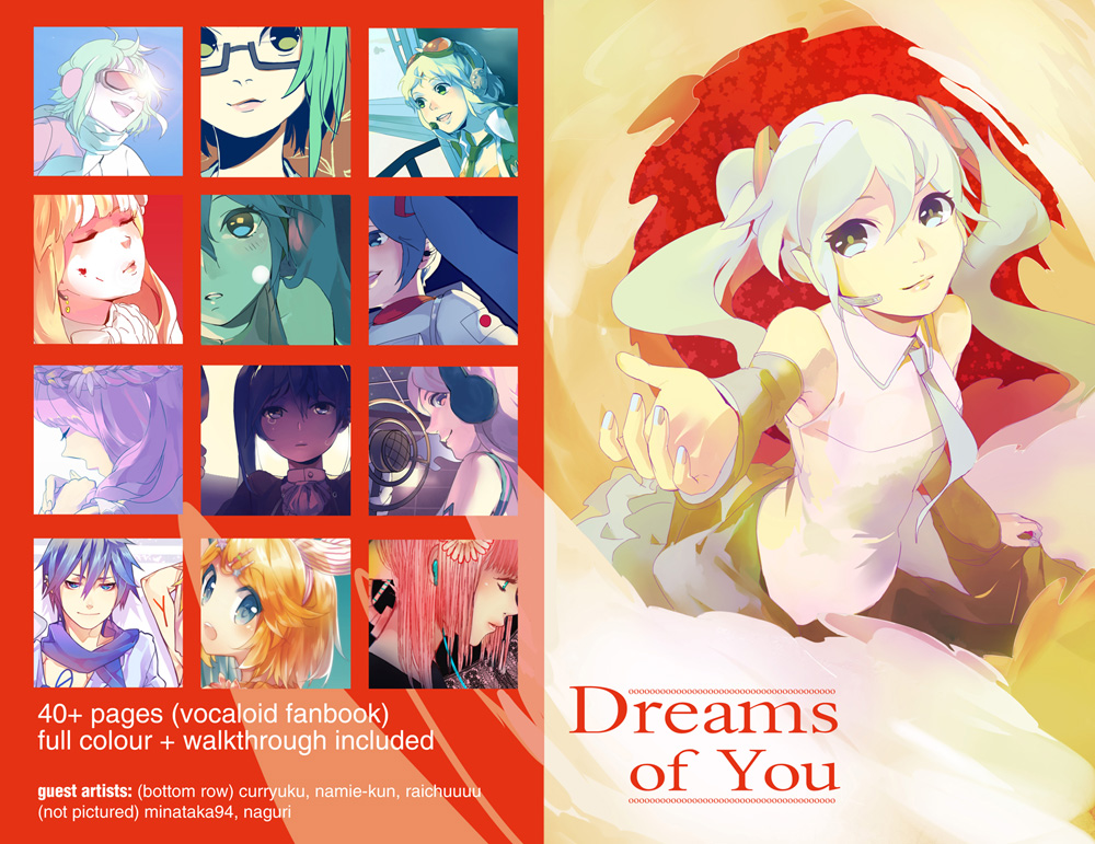 Dreams of You vocaloid fanbook - preview