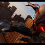 Spider-Man 2099 (White Suit) selfie