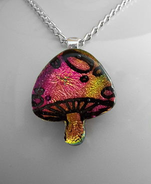 Mini Magic Mushroom Pendant