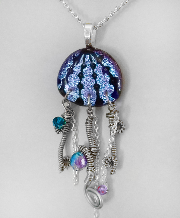 Color Change Jellyfish Pendant