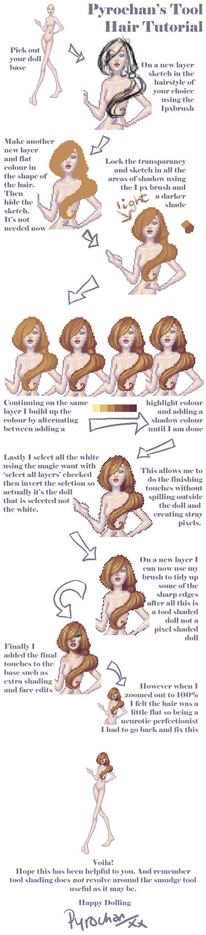 .:Tool Shaded Doll - Hair:. by FionaCreates