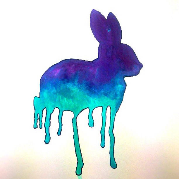 Galaxy Bunny by flisafian on DeviantArt