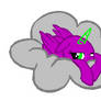 Sleepy Pony on a Cloud Base