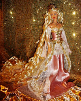Sleeping Beauty Barbie doll ooak