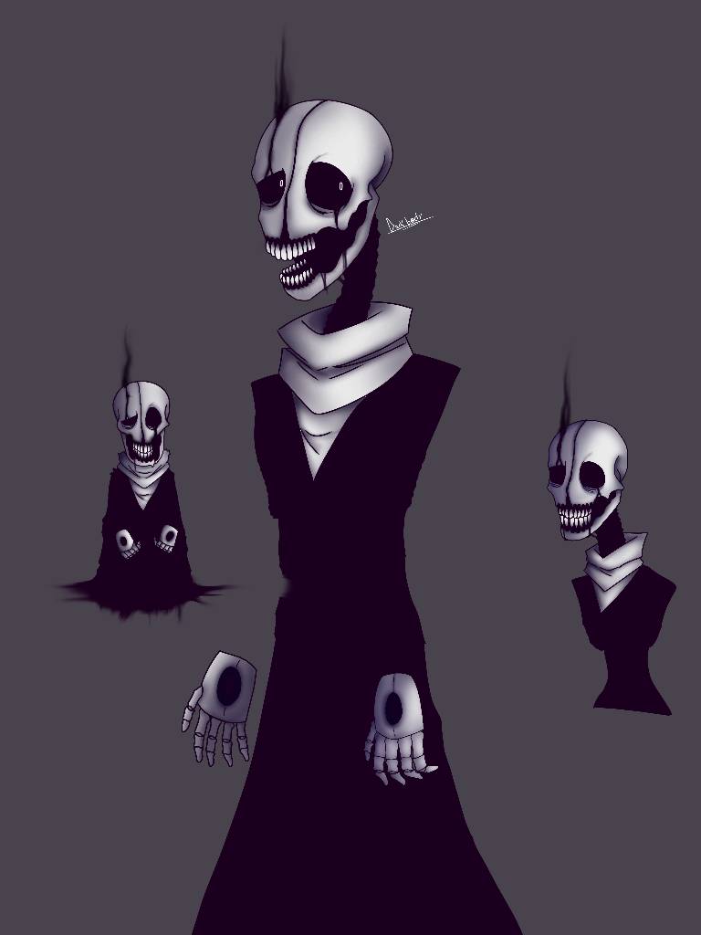 Dibujo de W. D. Gaster/ A drawing of W. D. Gaster by DarkBody24 on ...
