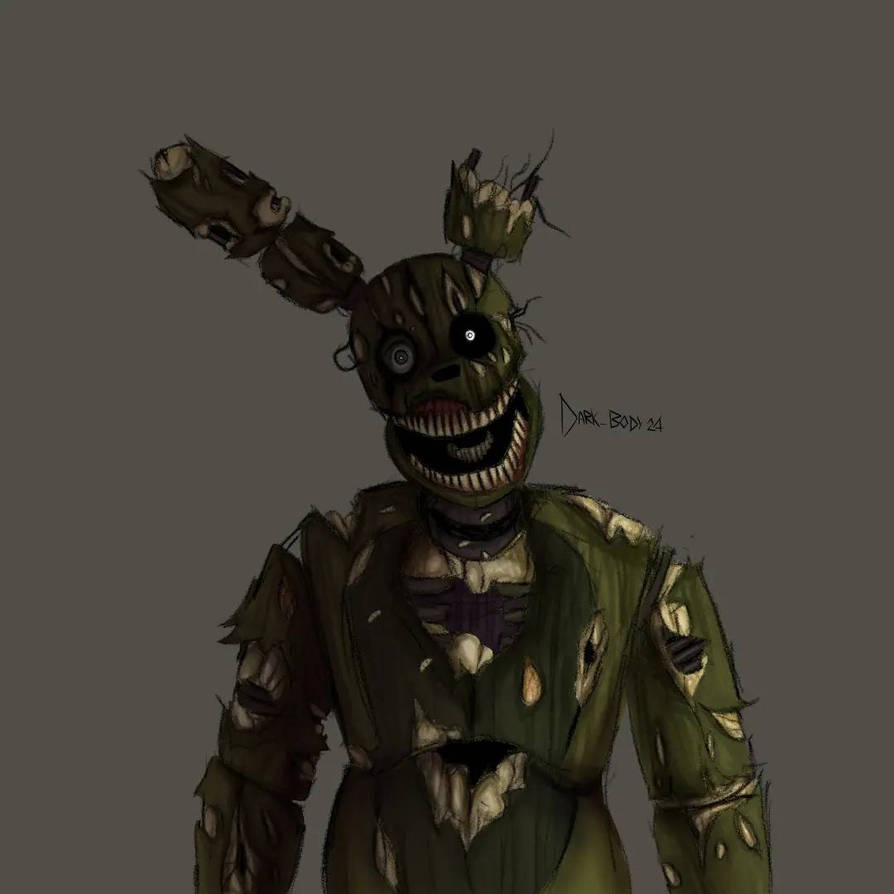 Realistic springtrap drawing by DarkBody24 on DeviantArt