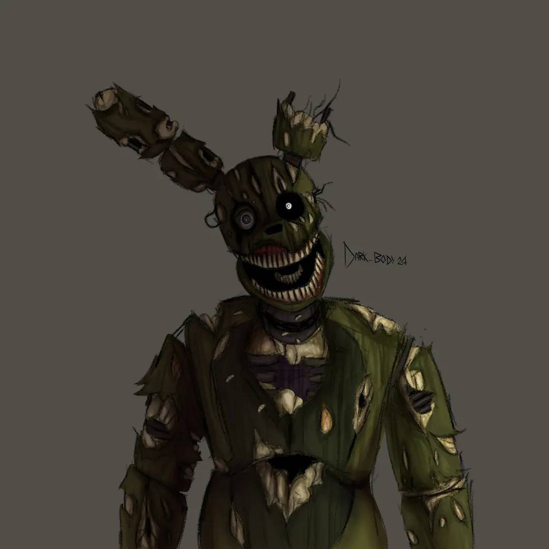 Realistic springtrap drawing by DarkBody24 on DeviantArt