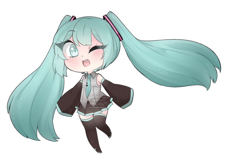 Hatsune Miku - Official Stickers  Miku hatsune chibi, Anime chibi, Hatsune  miku