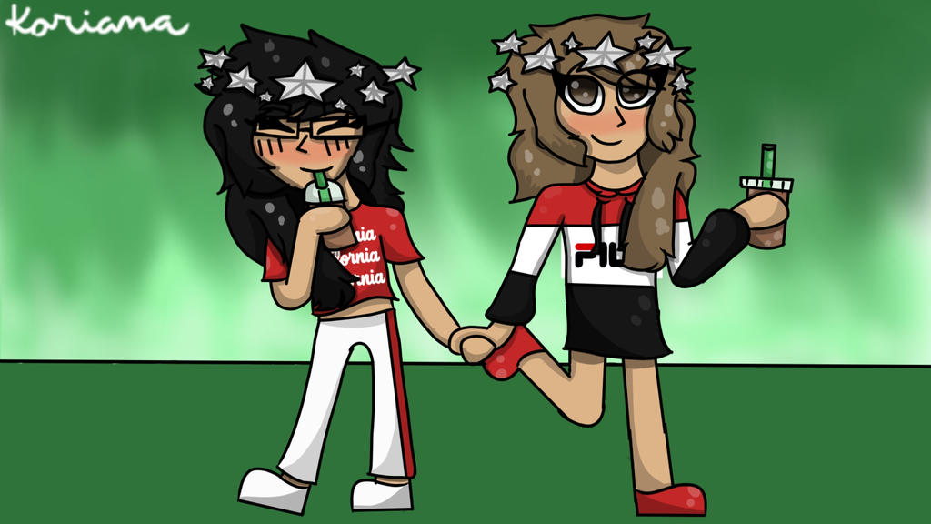 Oceanmxsty And Saabiis Roblox Characters By Koriileigh On - how to draw roblox character boxing