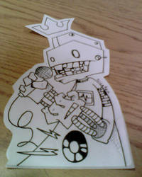 Robot Rock Sticker